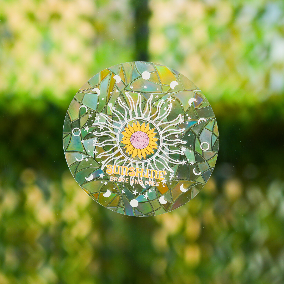 Sun Catcher Rainbow Making Stickers