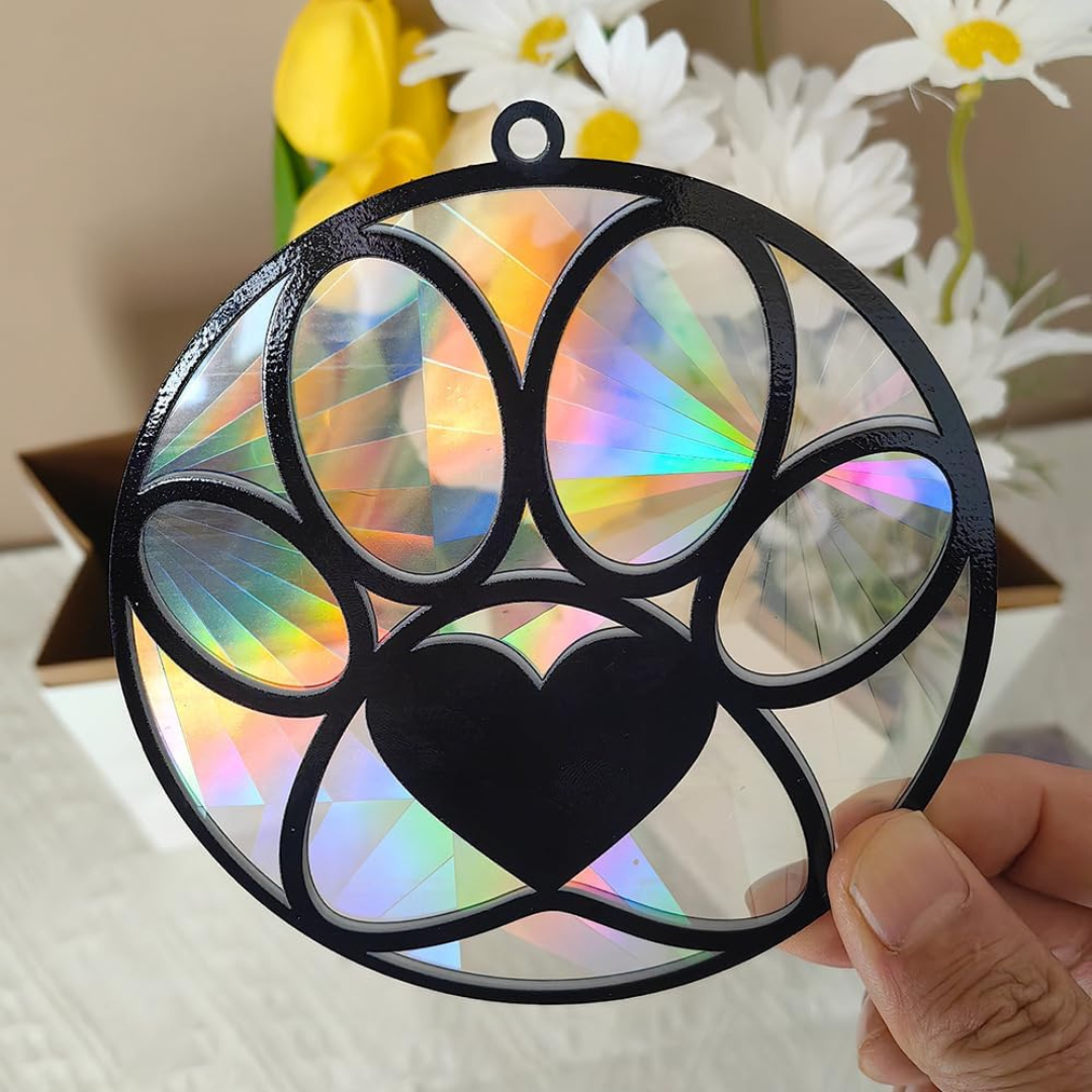 Acrylic Hanging Dog Suncatchers