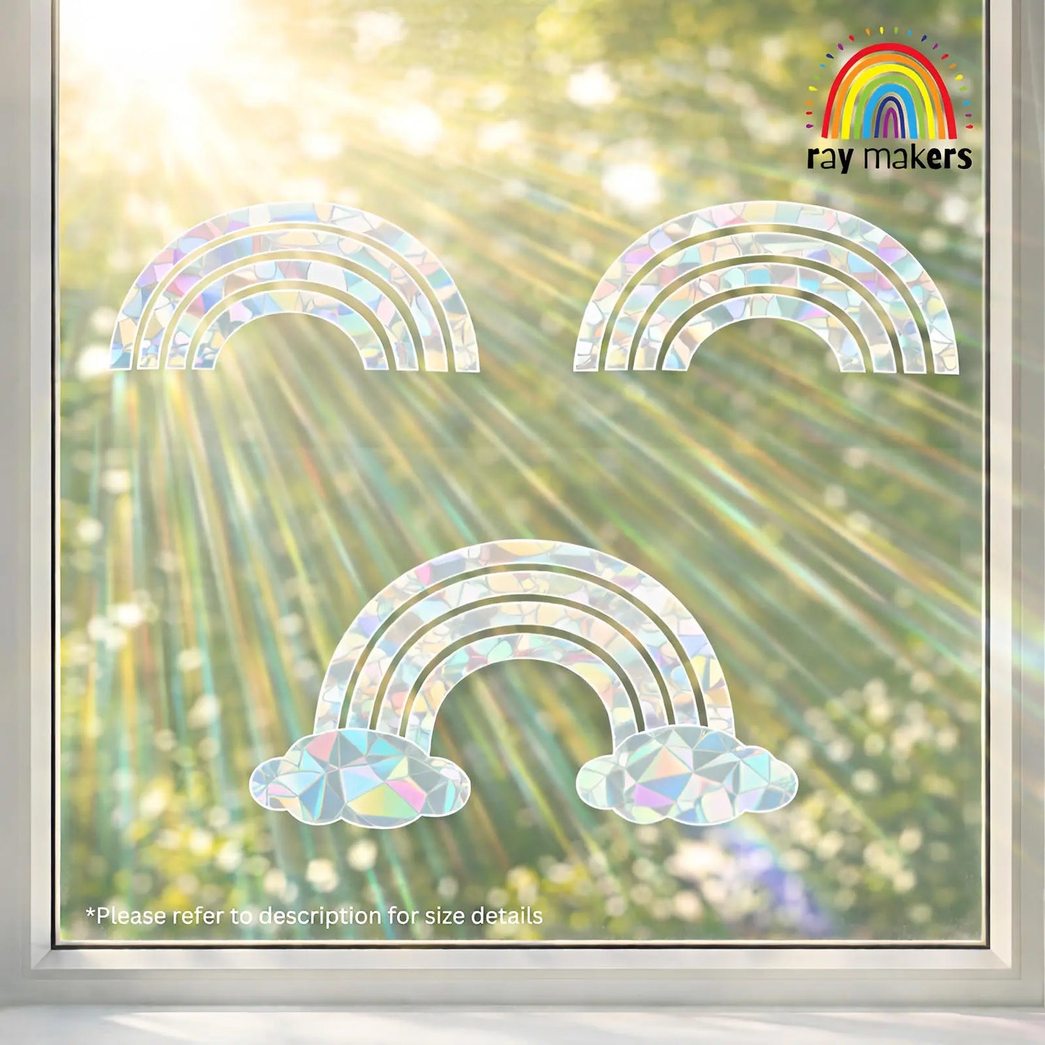 Rainbow Making Suncatcher Sticker Set RayMakers