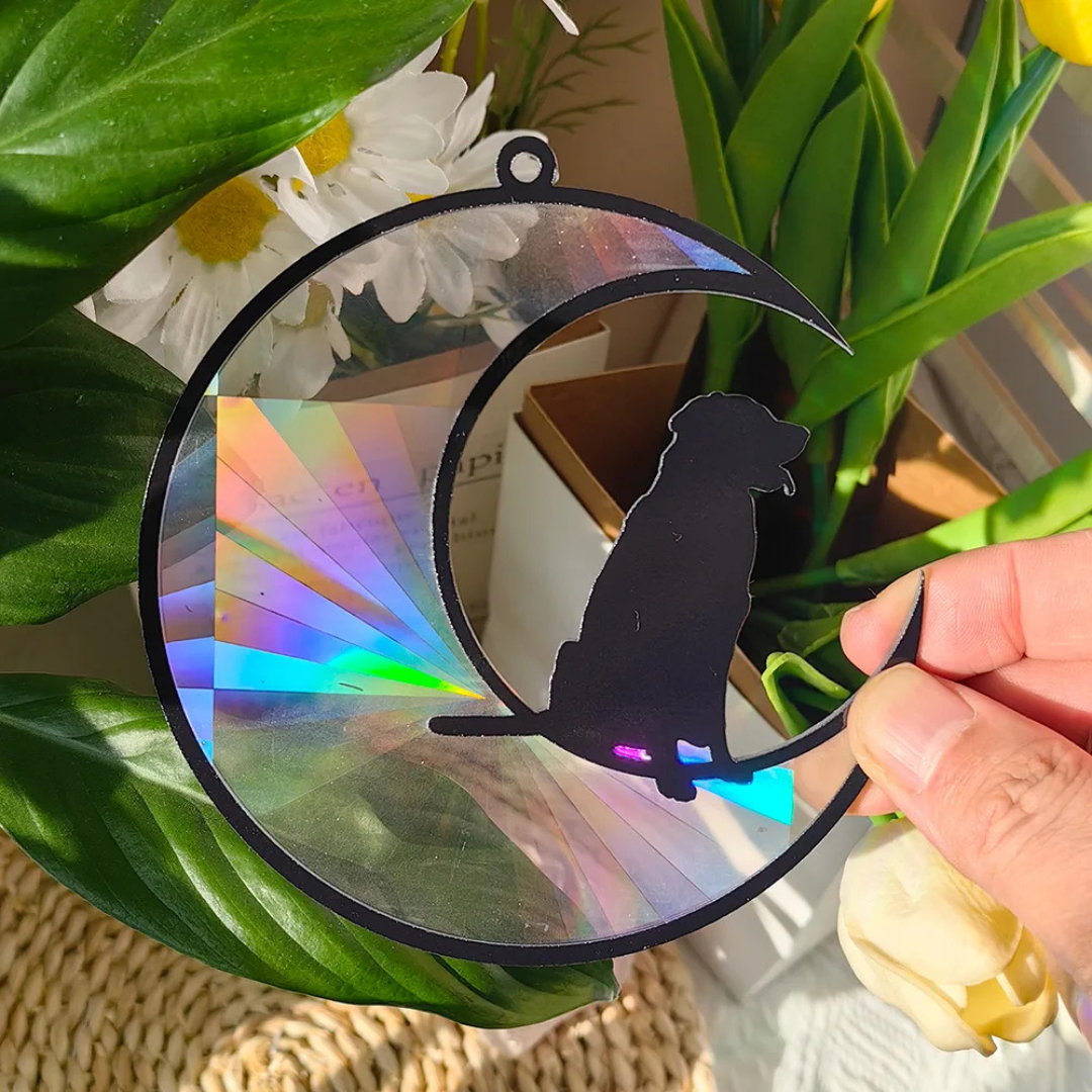 Acrylic Hanging Dog Suncatchers