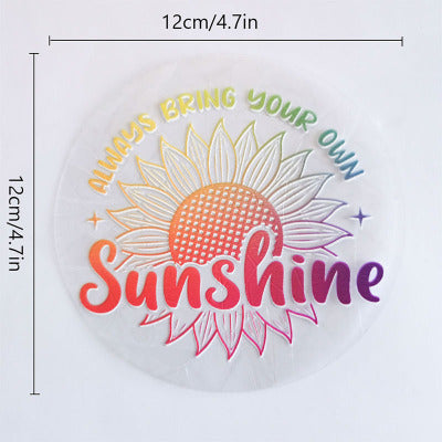 Sun Catcher Rainbow Making Stickers